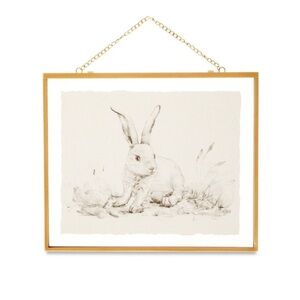My Texas House Bunny Sketch Easter Wall Decor, 10x12 Spring